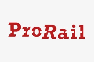 Logo Prorail, een te vrede klant van Accent Interactive.