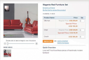 Screenshot tags voorbeeld Magento 1