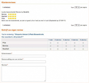 Screenshot review Magento 1
