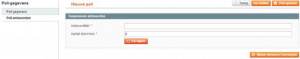 Screenshot antwoord toevoegen poll Magento 1