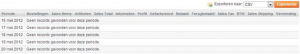 Screenshot verkooprapport lijst Magento 1