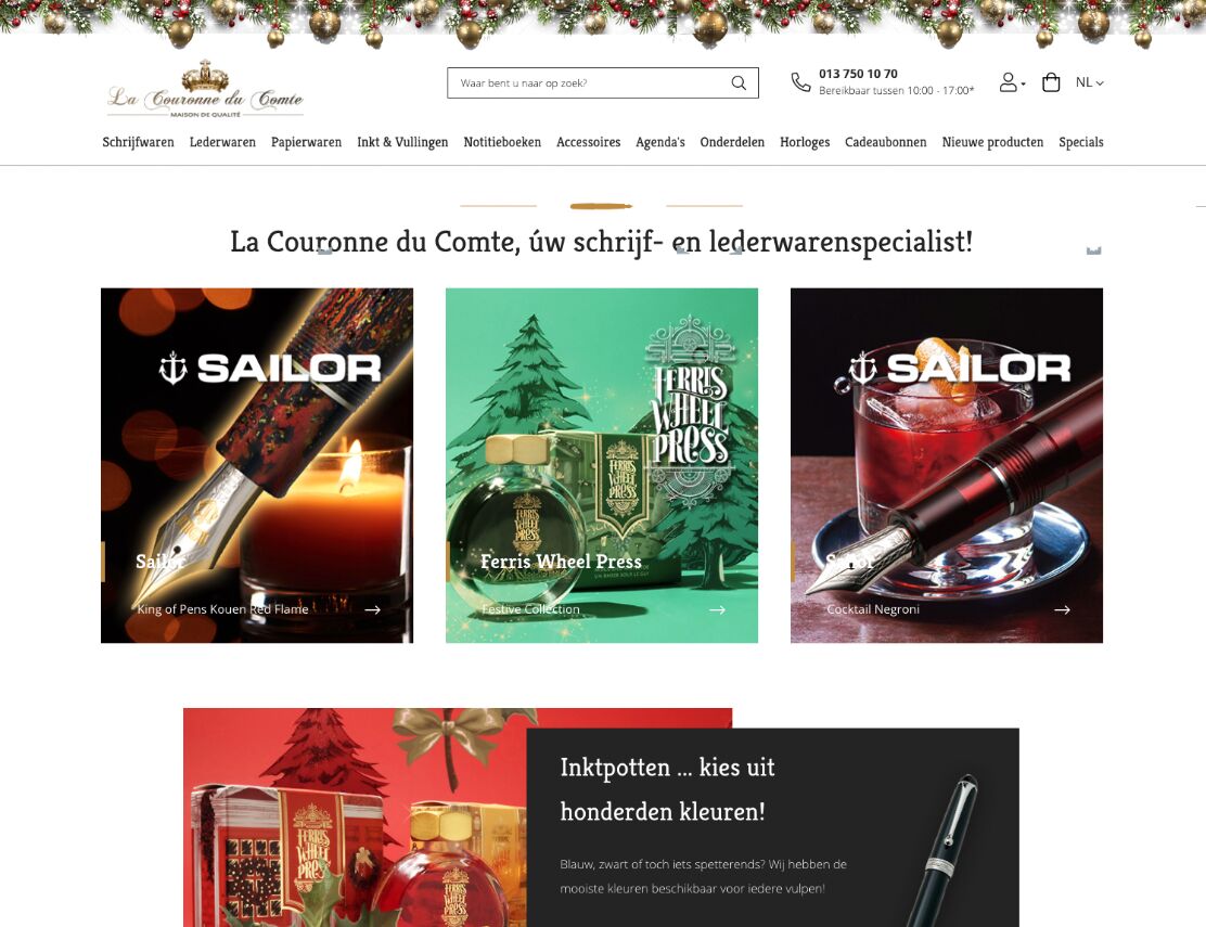 Kerst Thema website