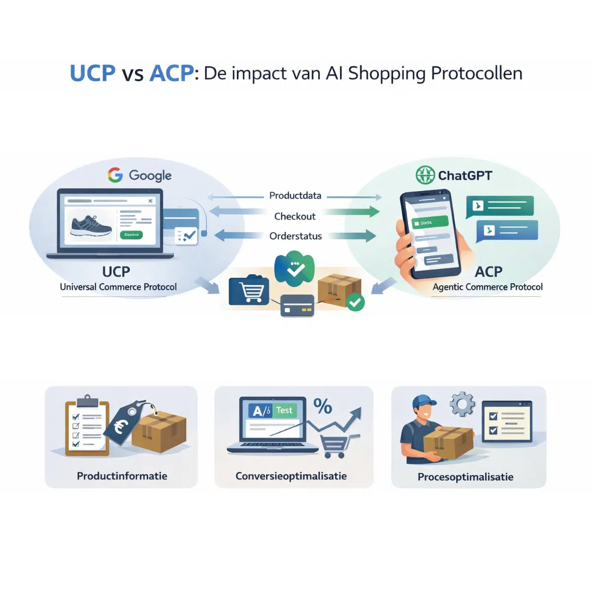 UCP vs ACP: AI-shopping voor webshops